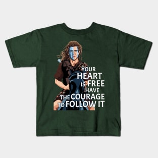 WILLIAM WALLACE Courage Kids T-Shirt